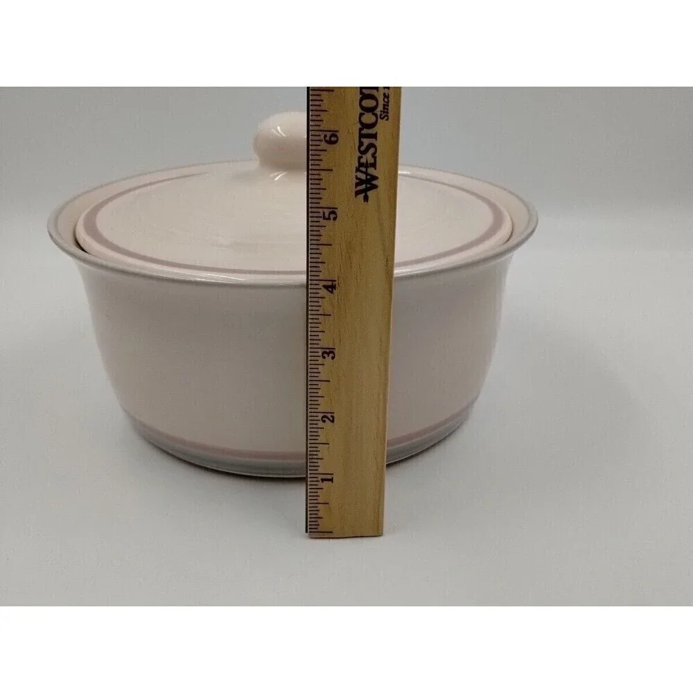2 Qt Round Covered Casserole in Sunrise or Aura pattern by Pfaltzgraff